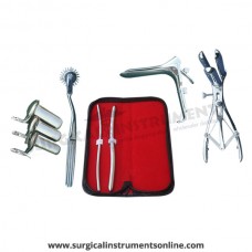 Hegar, uterine dilator set 2pieces 5-6,9-10, pinwheel, mathieu, grave large, collin 3pcs