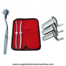 Hegar, uterine dilator set 2pieces 5-6,9-10, pinwheel, collin 3pcs