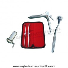 Hegar, uterine dilator set 2pieces 5-6,9-10, pinwheel, grave large, collin large