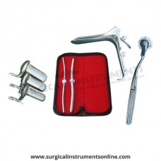 Hegar, uterine dilator set 2pieces 5-6,9-10, pinwheel, grave large, collin 3pcs