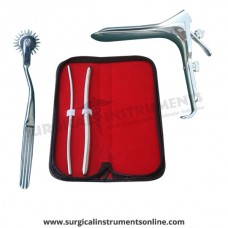 Hegar, uterine dilator set 2pieces 5-6,9-10, pinwheel, grave medium