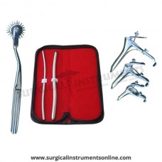Hegar, uterine dilator set 2pieces 5-6,9-10, pinwheel, grave 3pcs