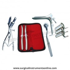 Hegar uterine dilator set 2 Pieces, 11-12,13-14, pinwheel, mathieu, grave large, collin 3pcs