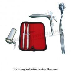 Hegar uterine dilator set 2 Pieces, 11-12,13-14, pinwheel, grave large, collin large