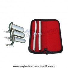 Hegar uterine dilator set 2 Pieces, 11-12,15-16, collin 3pcs