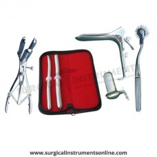 Hegar uterine dilator set 2 Pieces, 11-12,15-16, pinwheel,mathieu, grave large, collin large