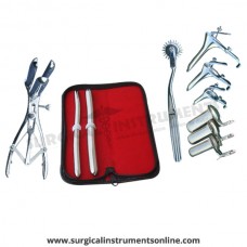 Hegar uterine dilator set 2 Pieces, 11-12,15-16, pinwheel,mathieu, grave 3pcs, collin 3pcs
