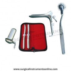 Hegar uterine dilator set 2 Pieces, 11-12,15-16, pinwheel, grave large, collin large