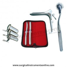 Hegar uterine dilator set 2 Pieces, 11-12,15-16, pinwheel, grave large, collin 3pcs