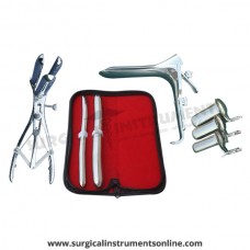 Hegar uterine dilator set 2 Pieces, 11-12,17-18, mathieu, grave large, collin 3pcs
