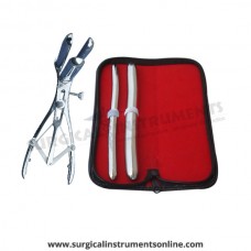 Hegar uterine dilator set 2 Pieces, 11-12,17-18, mathieu speculum