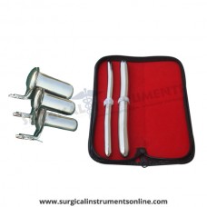 Hegar uterine dilator set 2 Pieces, 11-12,17-18, collin 3pcs
