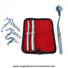 Hegar uterine dilator set 2 Pieces, 11-12,17-18, pinwheel, grave 3pcs