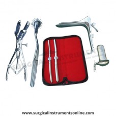 Hegar uterine dilator set 2 Pieces, 7-8,11-12, pinwheel, mathieu, grave large, collin large