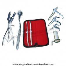 Hegar uterine dilator set 2 Pieces, 7-8,11-12, pinwheel, mathieu, grave 3pcs, collin large