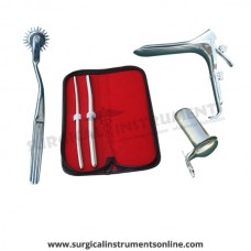 Hegar uterine dilator set 2 Pieces, 7-8,11-12, pinwheel, grave large, collin large