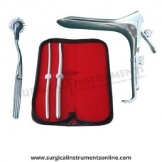 Hegar uterine dilator set 2 Pieces, 7-8,11-12, pinwheel, grave large