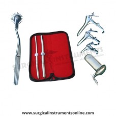Hegar uterine dilator set 2 Pieces, 7-8,11-12, pinwheel, grave 3pcs, collin large