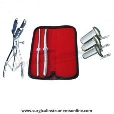 Hegar uterine dilator set 2 Pieces, 7-8,13-14, mathieu speculum, collin 3pcs