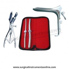 Hegar uterine dilator set 2 Pieces, 7-8,13-14, mathieu speculum, grave large