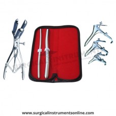 Hegar uterine dilator set 2 Pieces, 7-8,13-14, mathieu speculum, grave 3pcs