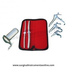 Hegar uterine dilator set 2 Pieces, 7-8,13-14, grave 3pcs, collin large