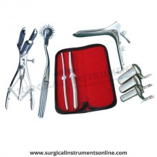 Hegar uterine dilator set 2 Pieces, 7-8,13-14, pinwheel, mathieu, grave large, collin 3pcs