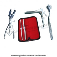 Hegar uterine dilator set 2 Pieces, 7-8,13-14, wartenberg pinwheel, mathieu speculum, grave large