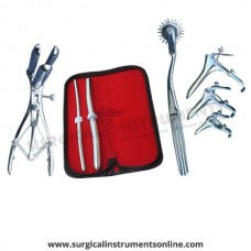 Hegar uterine dilator set 2 Pieces, 7-8,13-14, wartenberg pinwheel, mathieu speculum, grave 3pcs