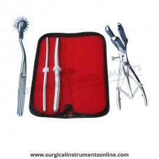 Hegar uterine dilator set 2 Pieces, 7-8,13-14, wartenberg pinwheel, mathieu speculum