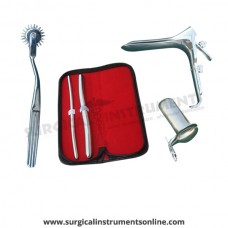 Hegar uterine dilator set 2 Pieces, 7-8,13-14, pinwheel, grave large, collin large