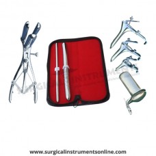 Hegar uterine dilator set 2 Pieces, 7-8,15-16, mathieu speculum, grave 3pcs, collin large