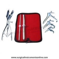 Hegar uterine dilator set 2 Pieces, 7-8,15-16, mathieu speculum, grave 3pcs