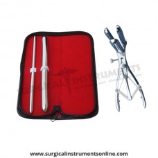 Hegar uterine dilator set 2 Pieces, 7-8,15-16, mathieu speculum