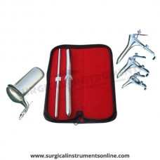 Hegar uterine dilator set 2 Pieces, 7-8,15-16, grave 3pcs, collin large