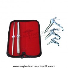 Hegar uterine dilator set 2 Pieces, 7-8,15-16, grave 3pcs