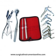 Hegar uterine dilator set 2 Pieces, 7-8,15-16, pinwheel, mathieu, grave 3pcs, collin 3pcs