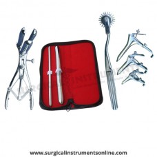 Hegar uterine dilator set 2 Pieces, 7-8,15-16, wartenberg pinwheel, mathieu speculum, grave 3pcs