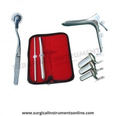 Hegar uterine dilator set 2 Pieces, 7-8,15-16, pinwheel, grave large, collin 3pcs