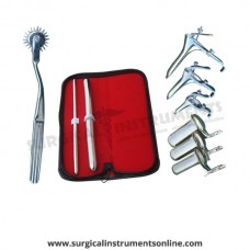 Hegar uterine dilator set 2 Pieces, 7-8,15-16, pinwheel, grave 3pcs, collin 3pcs
