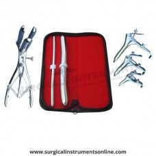 Hegar uterine dilator set 2 Pieces, 7-8,17-18, mathieu speculum, grave 3pcs