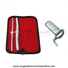 Hegar uterine dilator set 2 Pieces, 7-8,17-18, collin large
