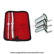 Hegar uterine dilator set 2 Pieces, 7-8,17-18, collin 3pcs