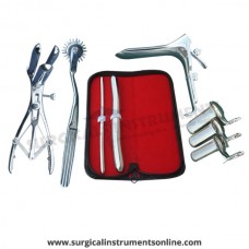 Hegar uterine dilator set 2 Pieces, 7-8,17-18, pinwheel, mathieu, grave large, collin 3pcs