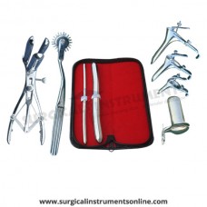 Hegar uterine dilator set 2 Pieces, 7-8,17-18, pinwheel, mathieu, grave 3pcs, collin large