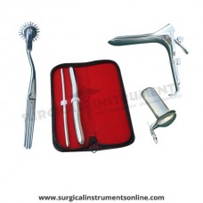 Hegar uterine dilator set 2 Pieces, 7-8,17-18, pinwheel, grave large, collin large