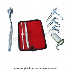 Hegar uterine dilator set 2 Pieces, 7-8,17-18, pinwheel, grave 3pcs, collin large