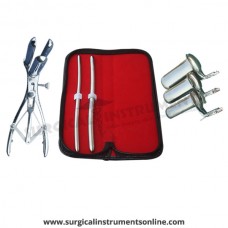 Hegar uterine dilator set 2 Pieces, 7-8,9-10,mathieu speculum, collin 3pcs