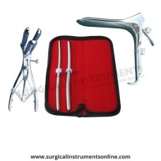 Hegar uterine dilator set 2 Pieces, 7-8,9-10,mathieu speculum, grave large