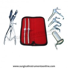 Hegar uterine dilator set 2 Pieces, 7-8,9-10,mathieu speculum, grave 3pcs, collin large